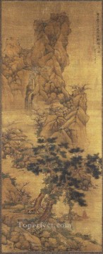 Lan Ying Painting - landscape 1653 old China ink